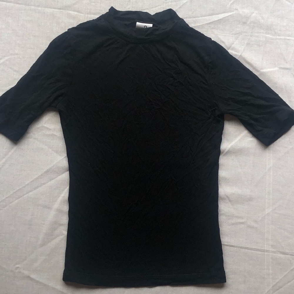 💛💜3 for $20 💜💛 Collusion black 1/4 sleeve top